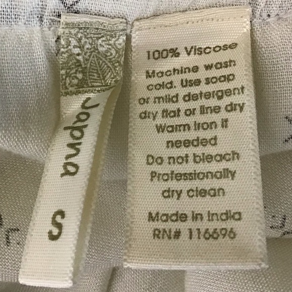 Japna Womens Small open Front Top Tie‎ Front Cover - Picture 7 of 8